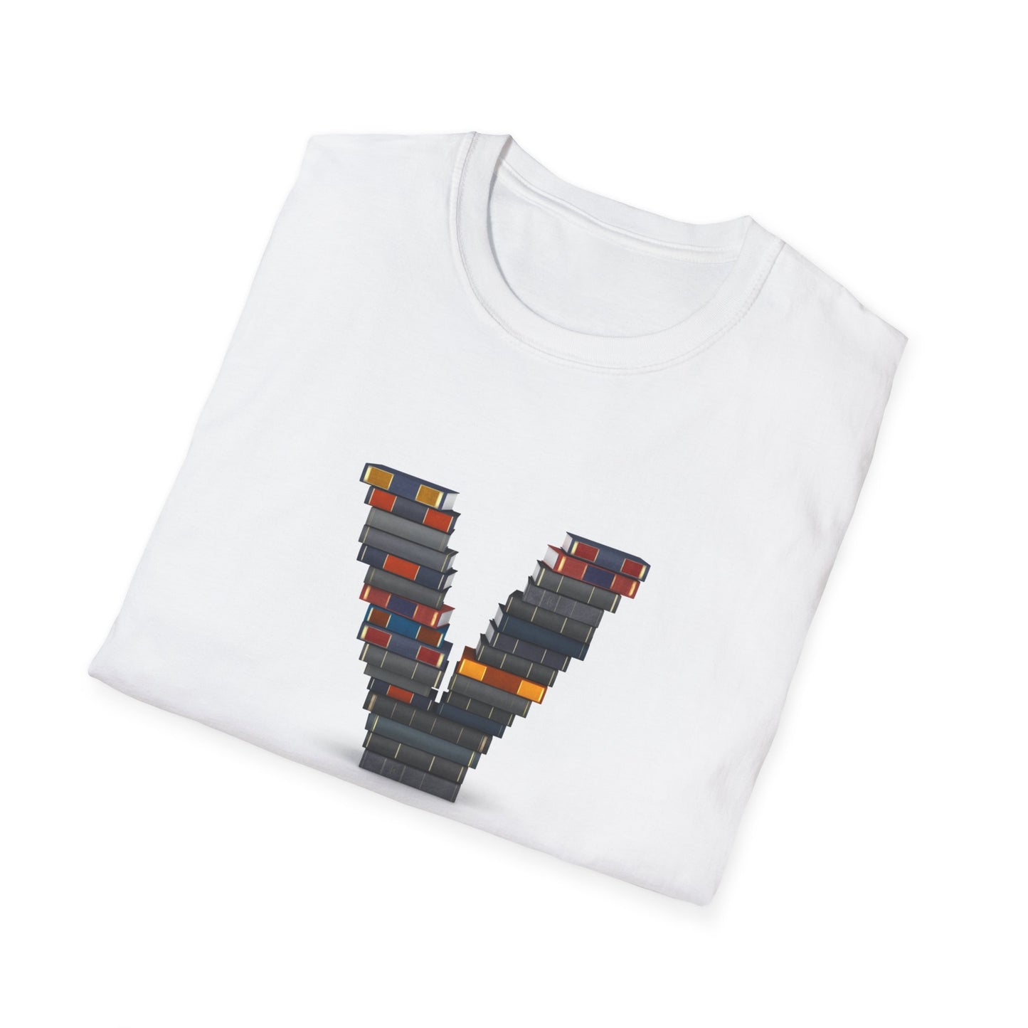 V is for voting  Unisex Softstyle T-Shirt