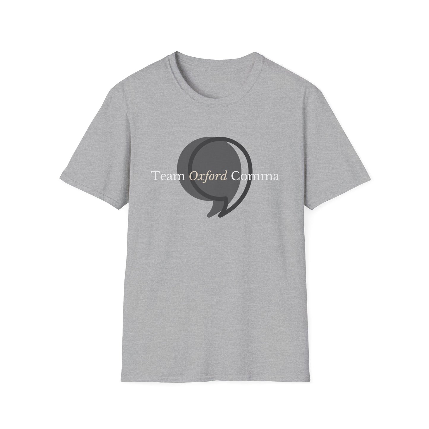 Team Oxford Comma Unisex Softstyle T-Shirt