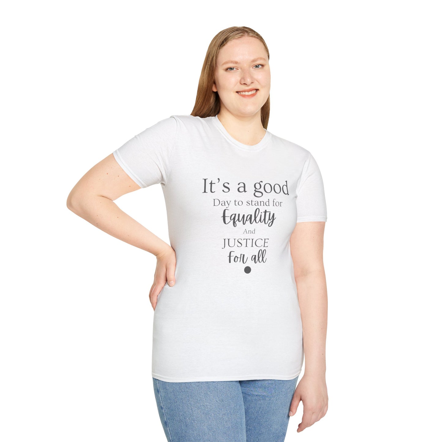 Stand for Equality and Justice Unisex Softstyle T-Shirt