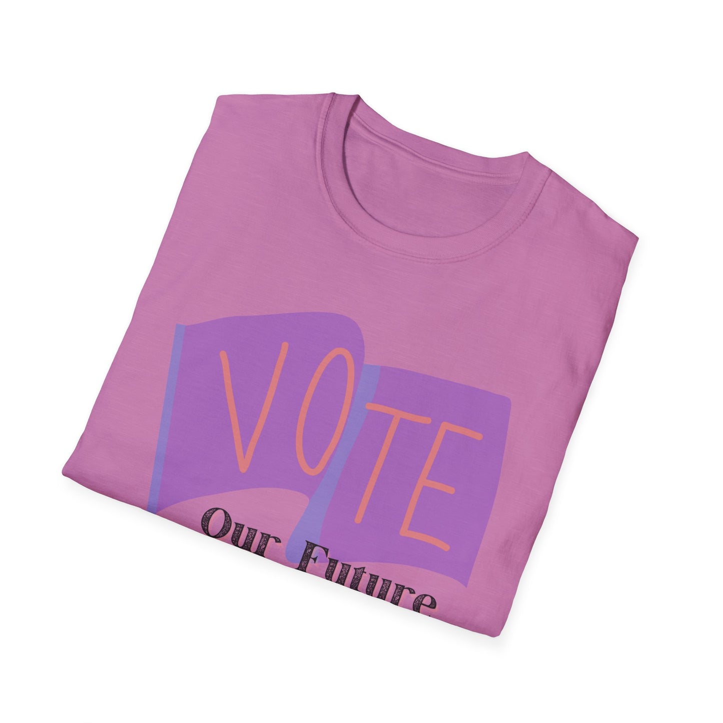 Vote our future depends on it  Unisex Softstyle T-Shirt