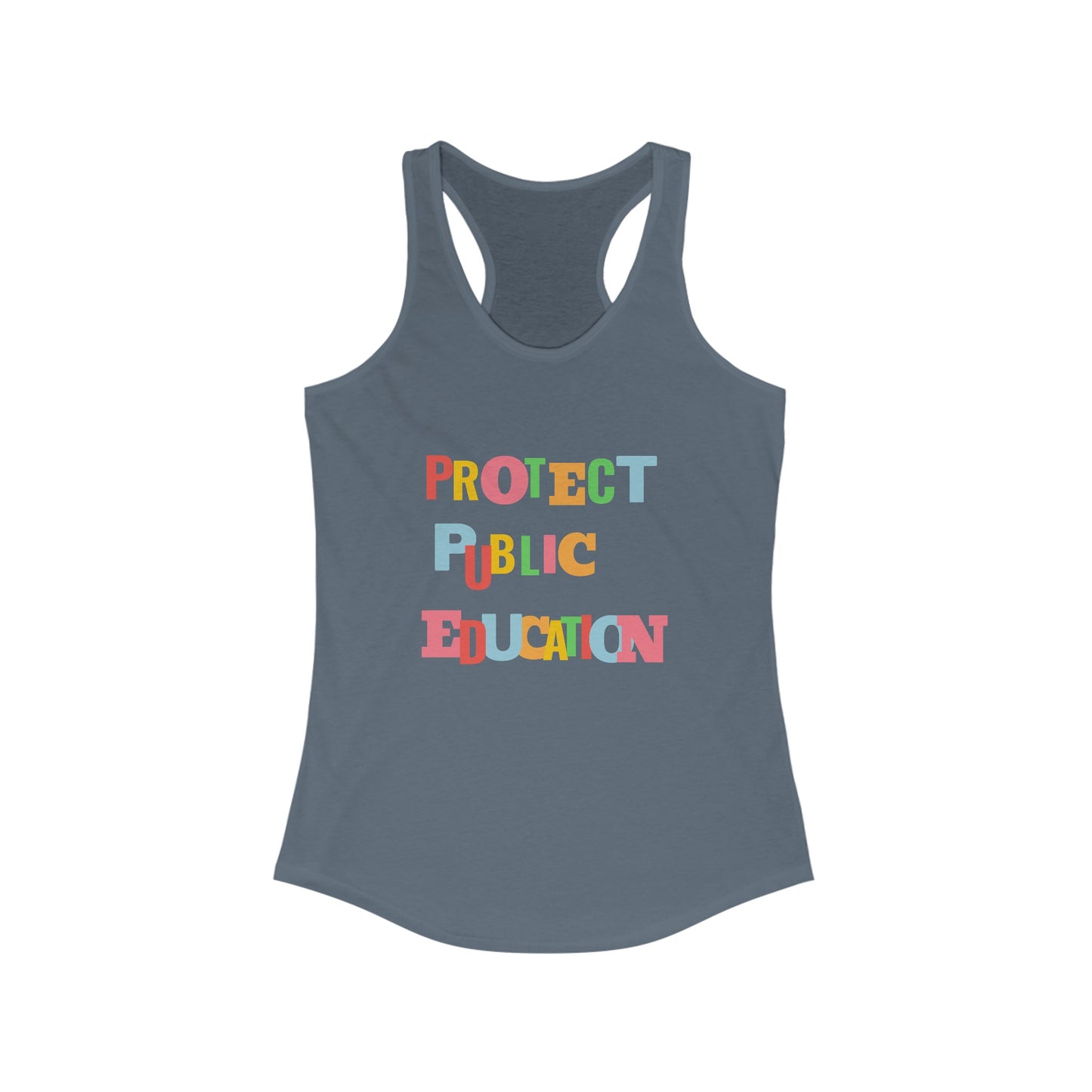 Protect Public Education Racerback Tank