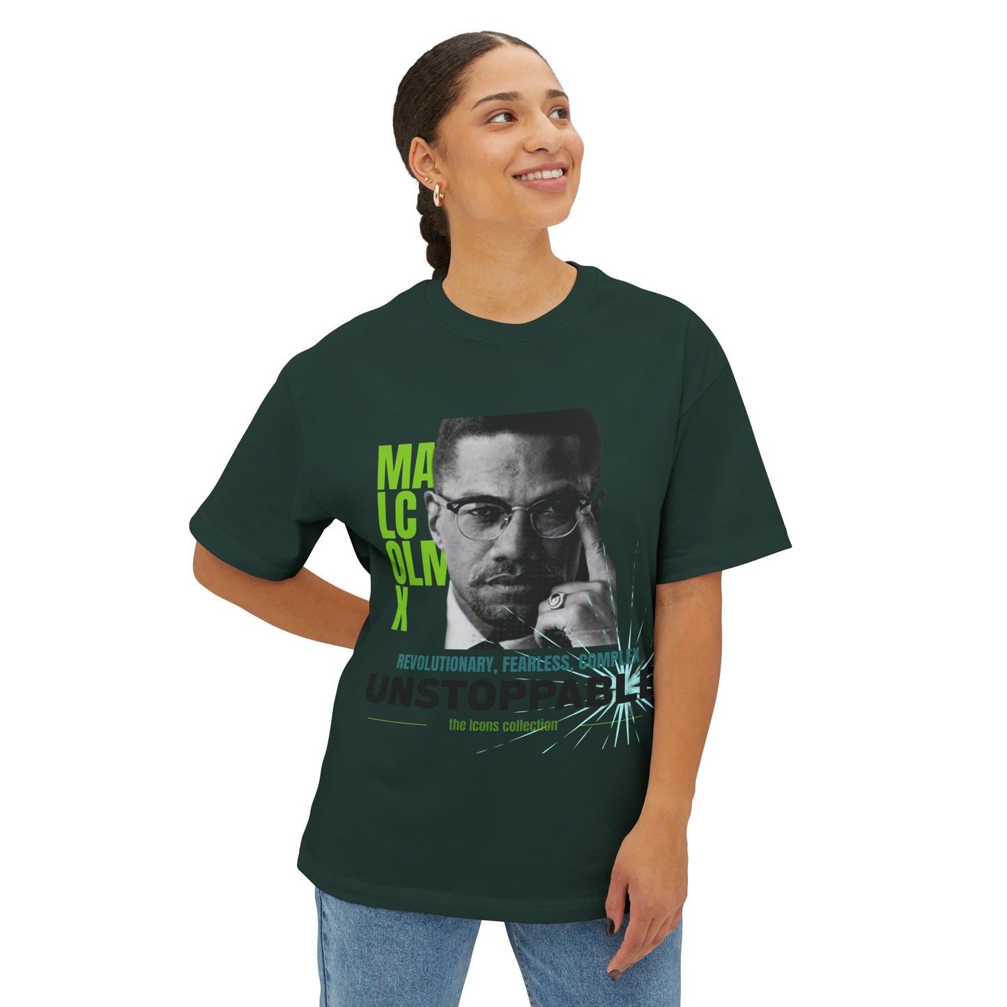 Malcolm X 'Unstoppable' Graphic Tee — Black History Month