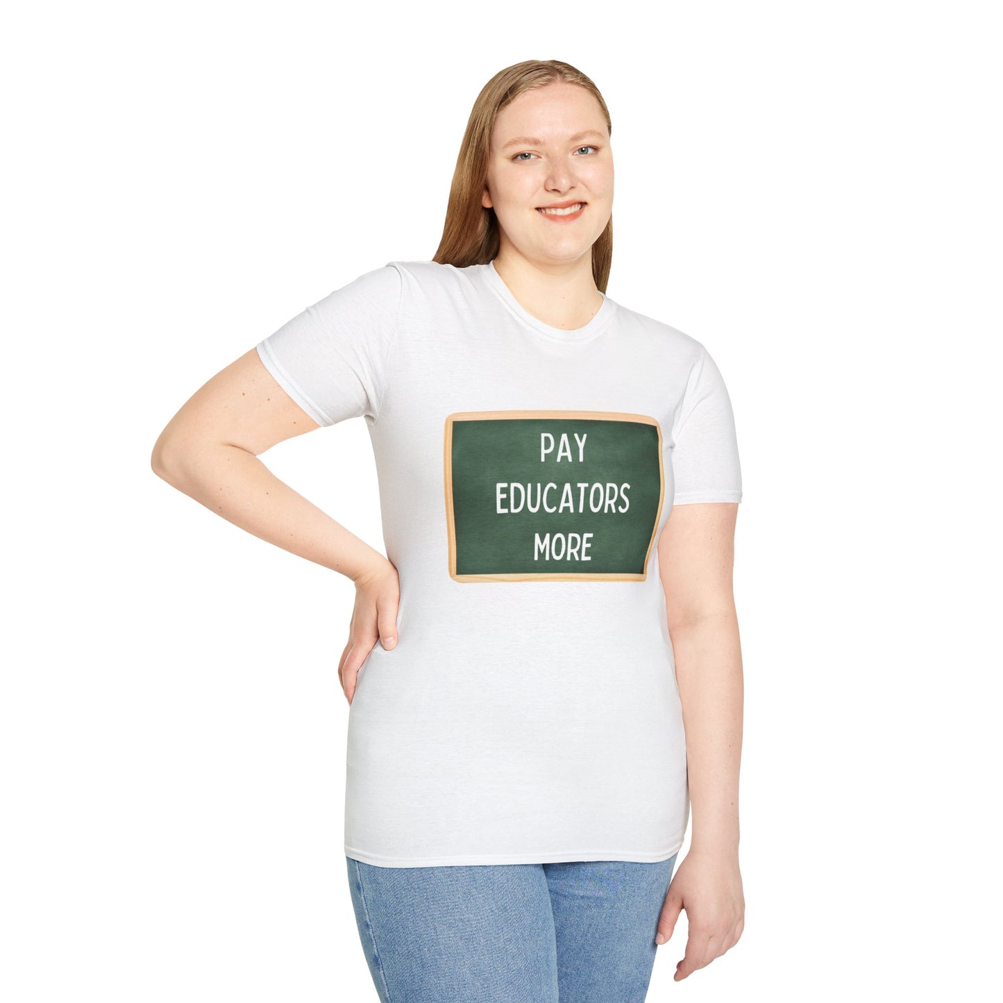 Pay Educators More Unisex Softstyle T-Shirt