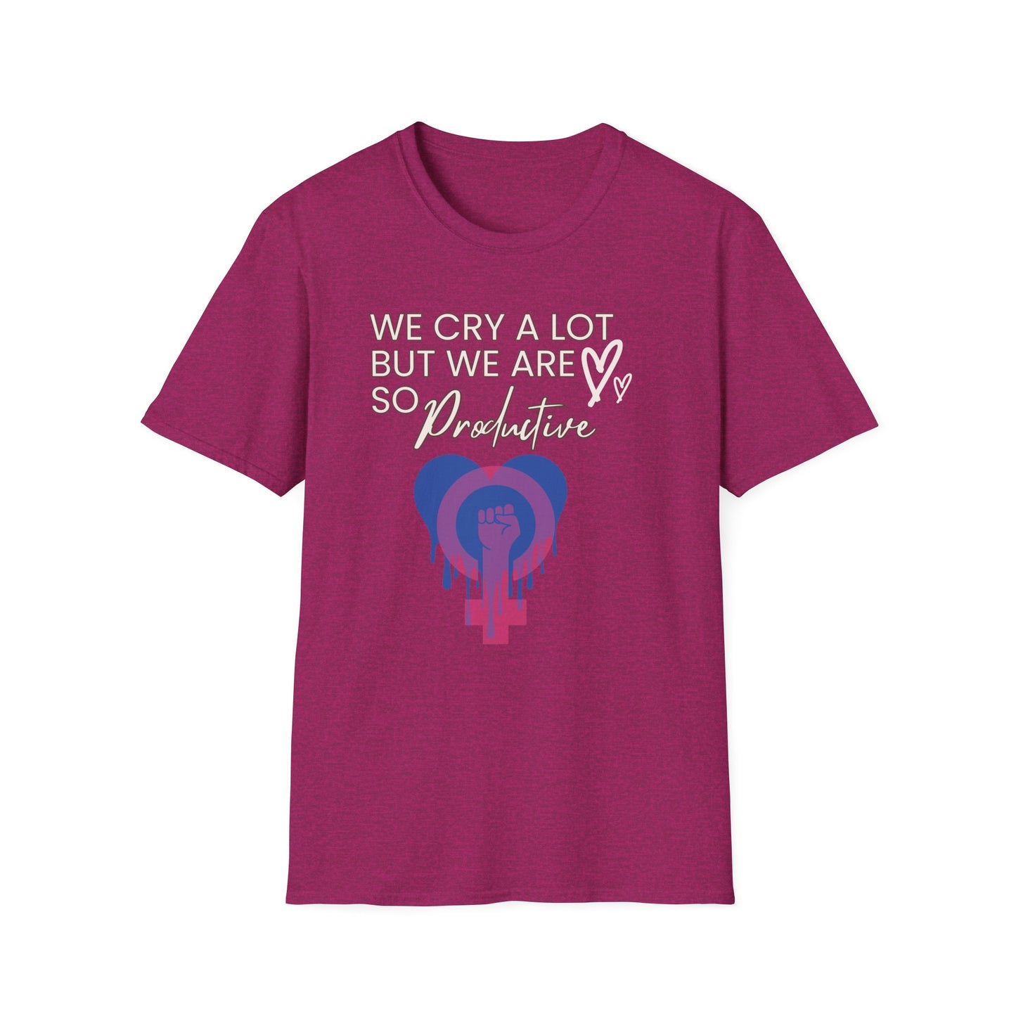 Female Empowerment - We cry alot but we are productive Softstyle T-Shirt