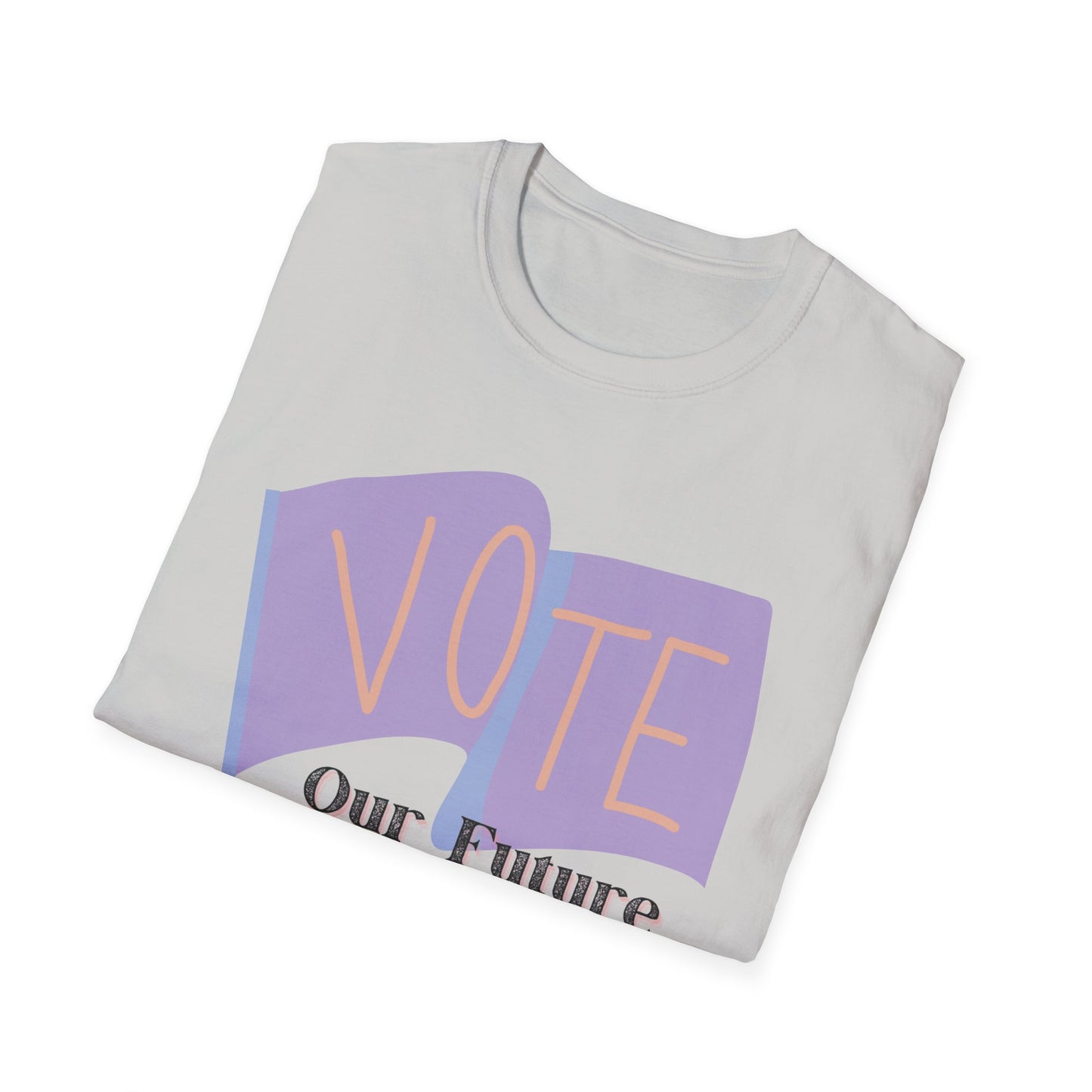 Vote our future depends on it  Unisex Softstyle T-Shirt