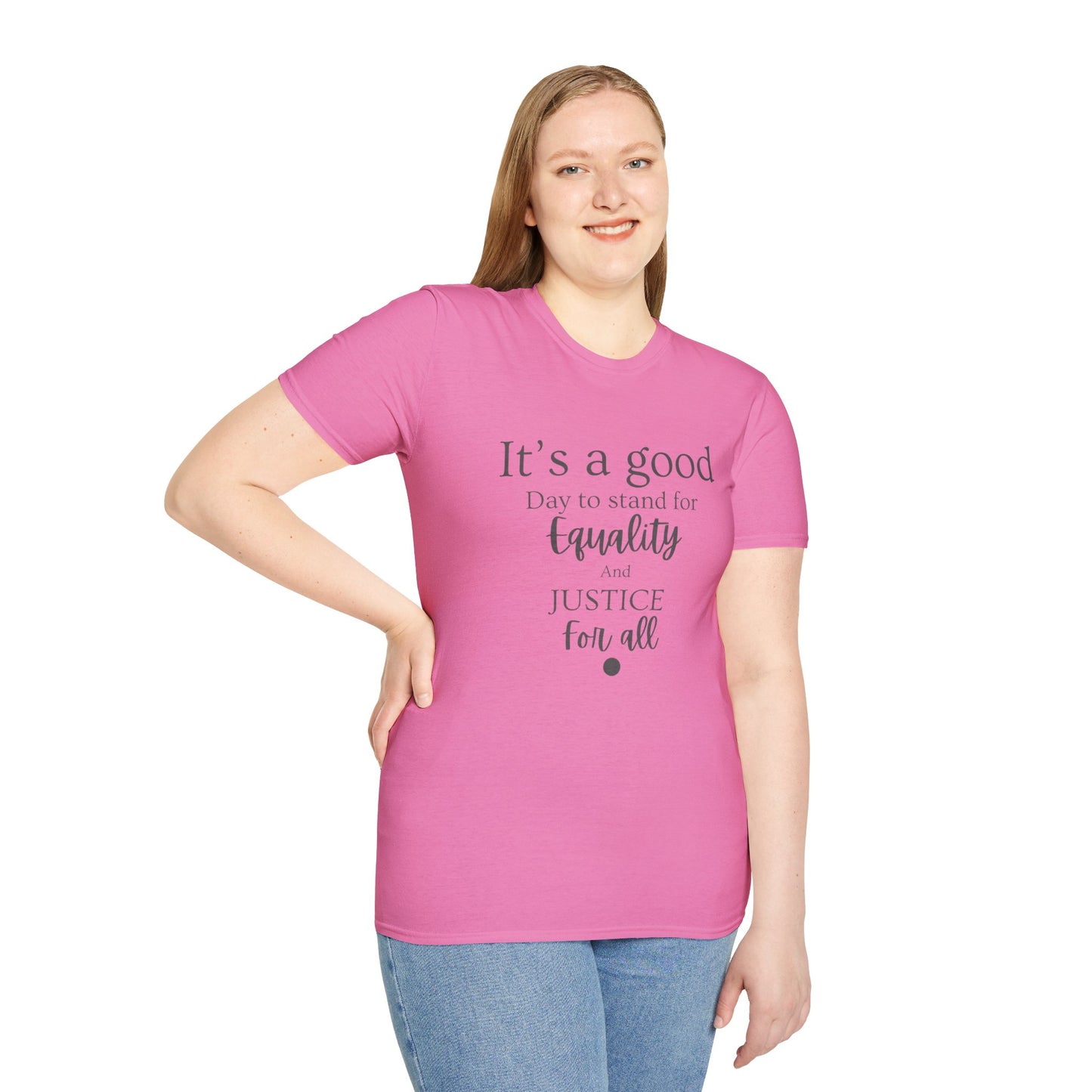 Stand for Equality and Justice Unisex Softstyle T-Shirt