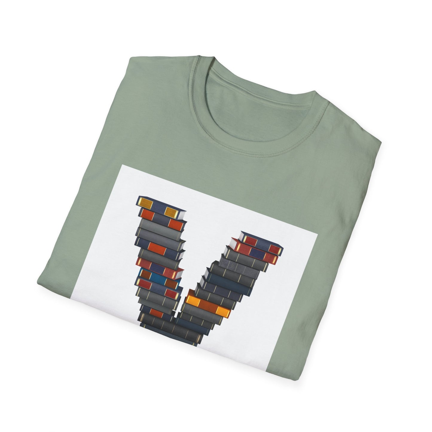 V is for voting  Unisex Softstyle T-Shirt