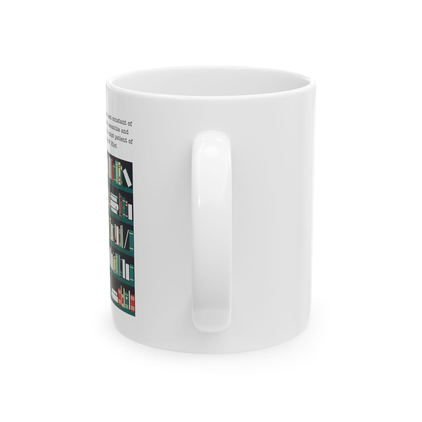 Books Ceramic Mug, (11oz, 15oz)