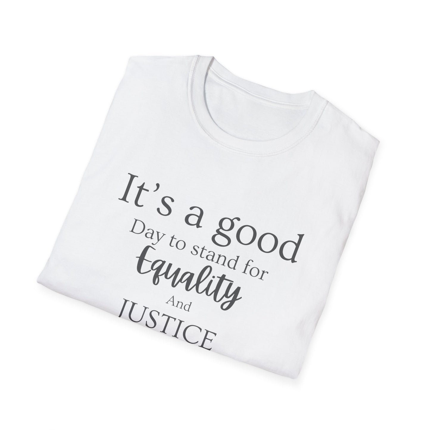 Stand for Equality and Justice Unisex Softstyle T-Shirt