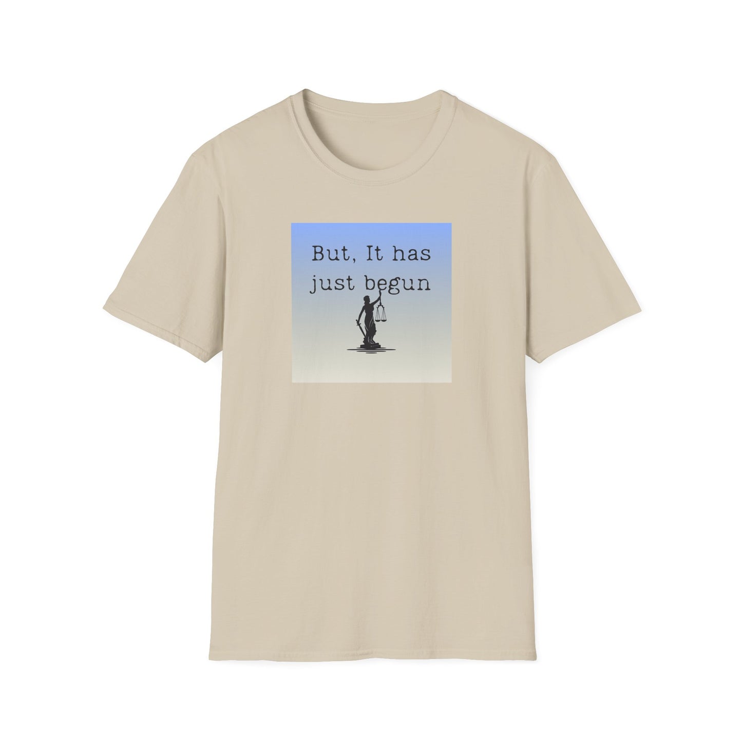 Political Response Unisex T-Shirt - Lady Liberty Blind Folded Shirt