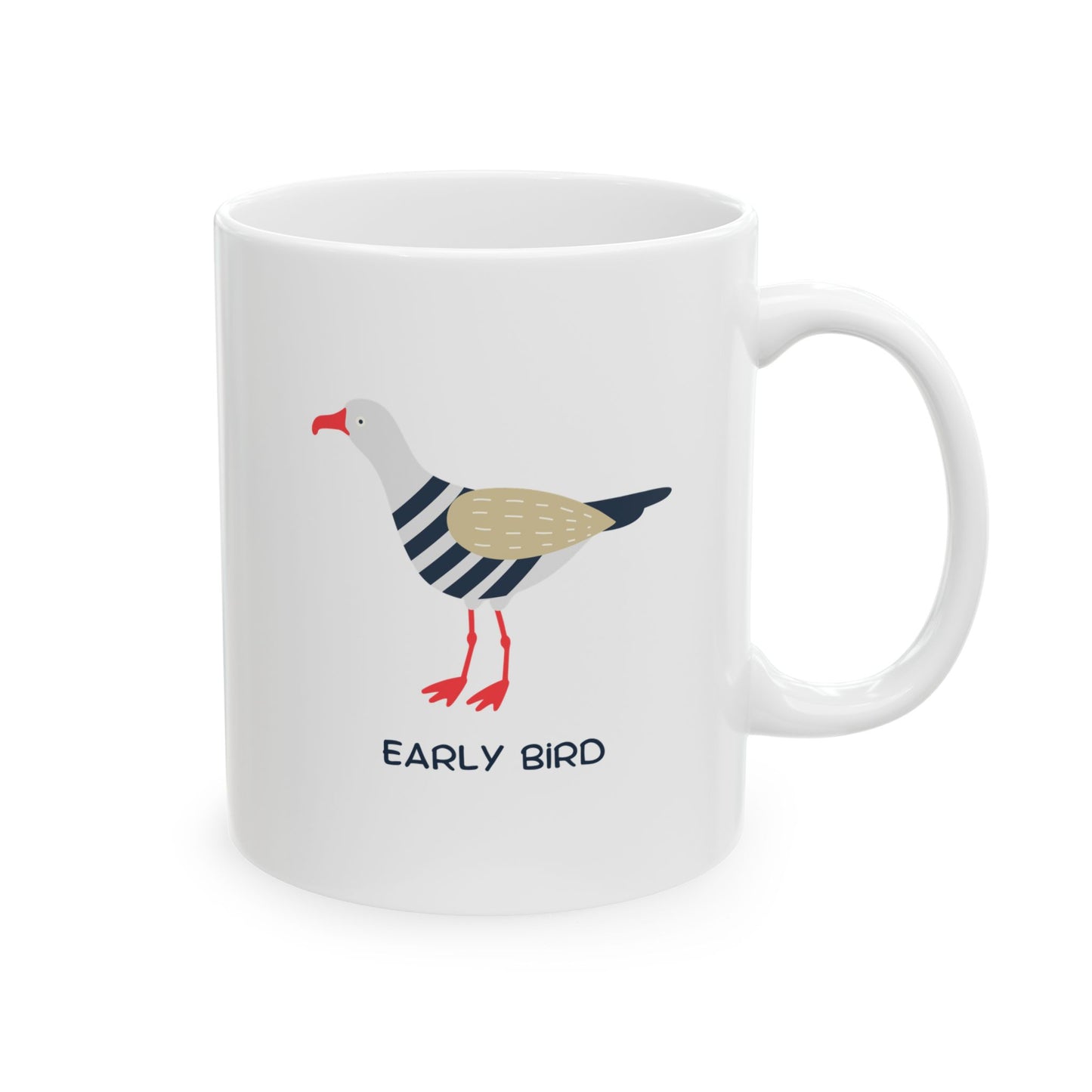 Early Bird Ceramic Mug, (11oz, 15oz)