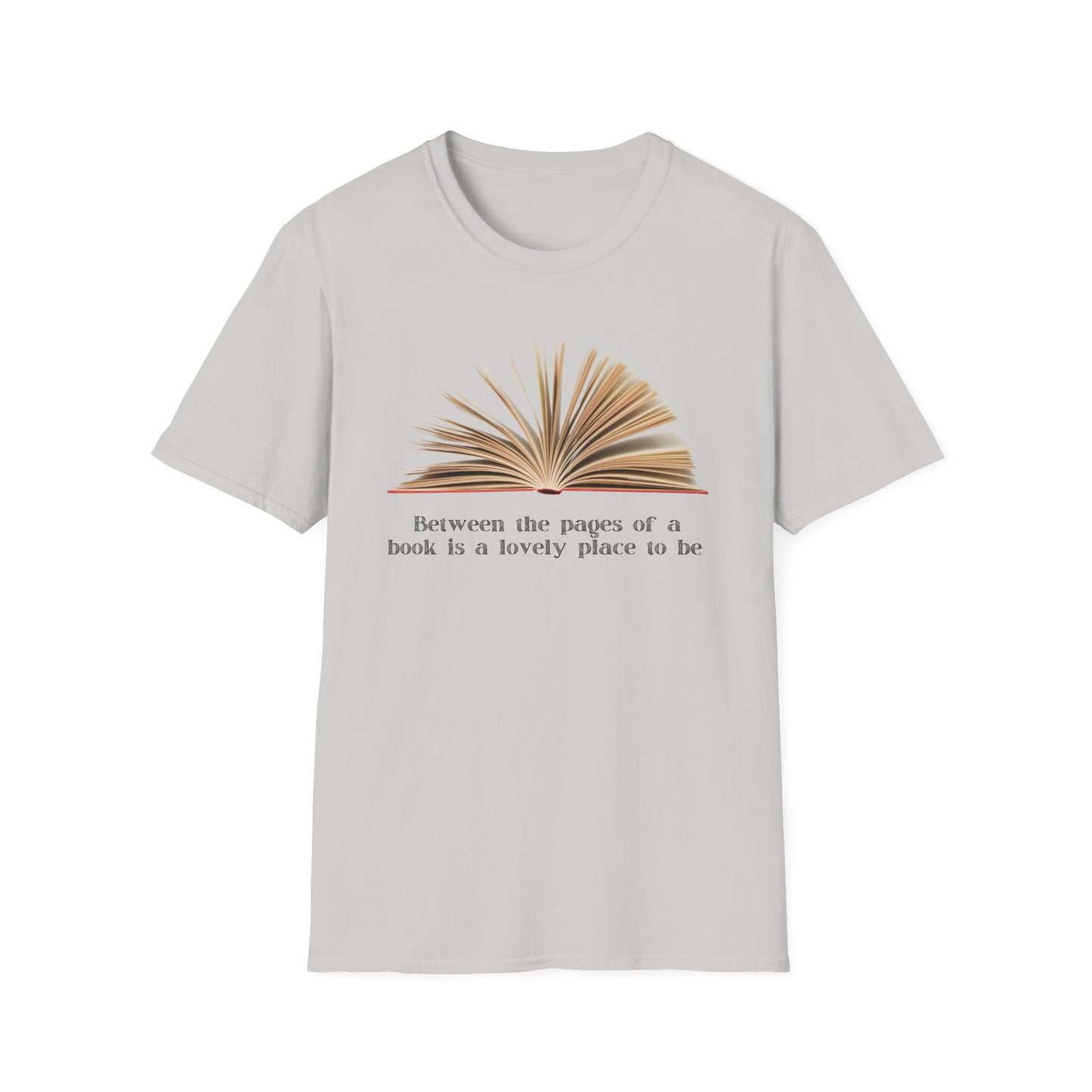 Between the pages of a book  Unisex Softstyle T-Shirt