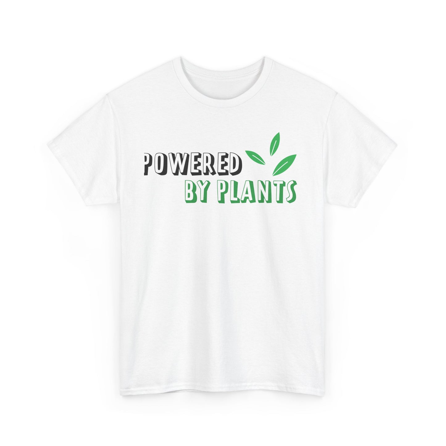 Powered by plants Unisex Heavy Cotton Tee