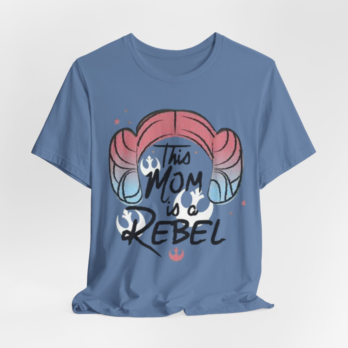 Rebel Mom Tee — "This Mom Is a Rebel" Graphic T-Shirt