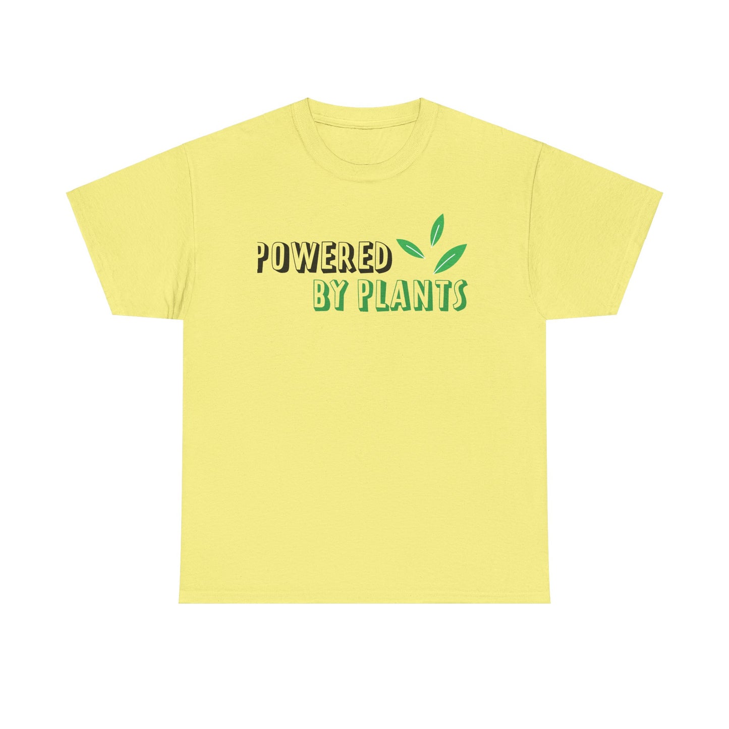 Powered by plants Unisex Heavy Cotton Tee