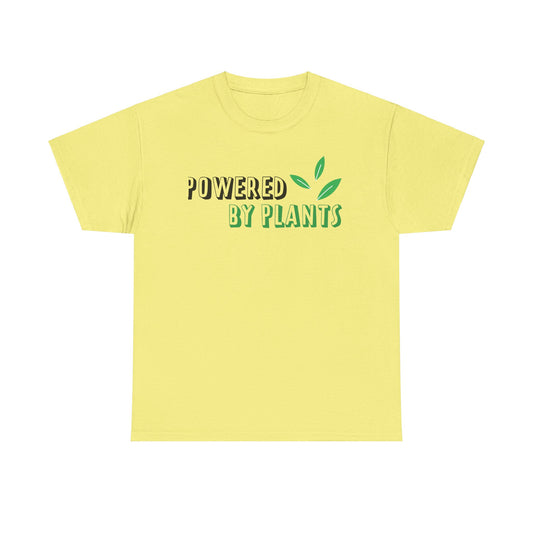 Powered by plants Unisex Heavy Cotton Tee