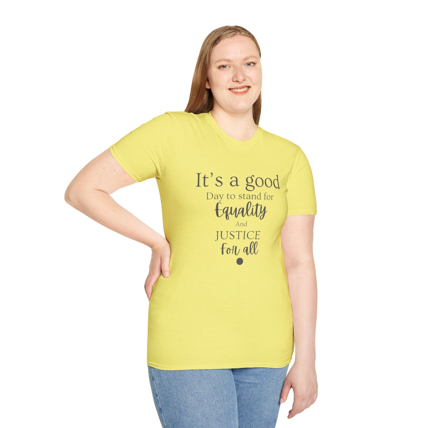 Stand for Equality and Justice Unisex Softstyle T-Shirt