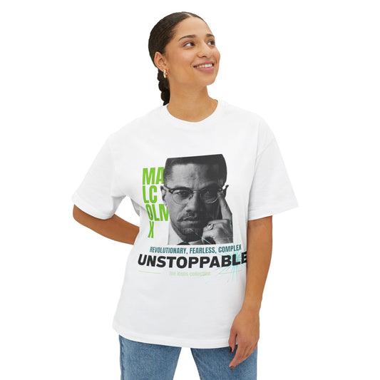 Malcolm X 'Unstoppable' Graphic Tee — Black History Month