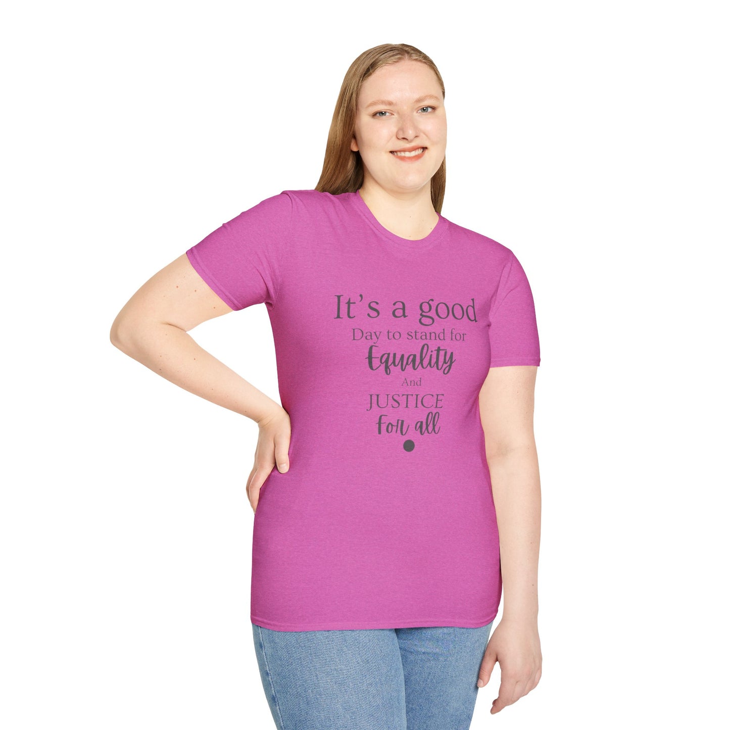 Stand for Equality and Justice Unisex Softstyle T-Shirt