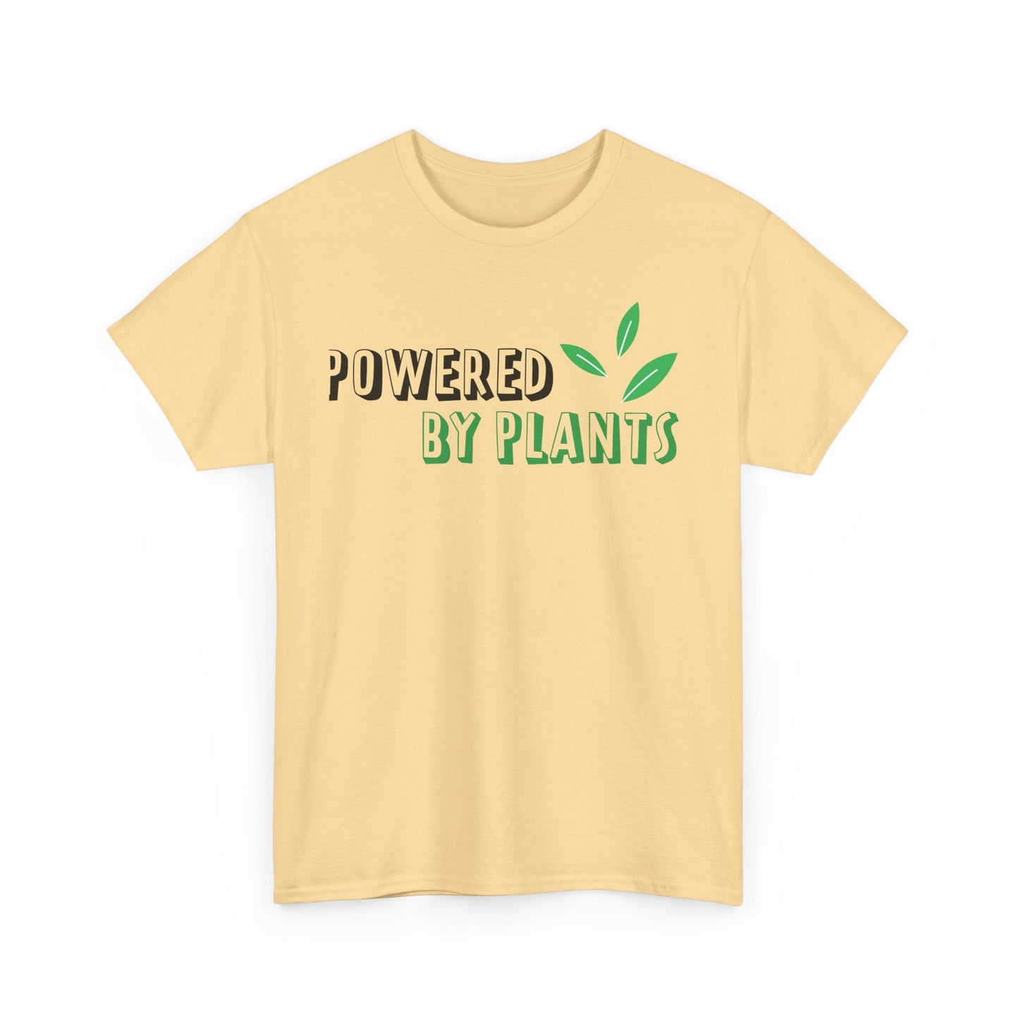 Powered by plants Unisex Heavy Cotton Tee