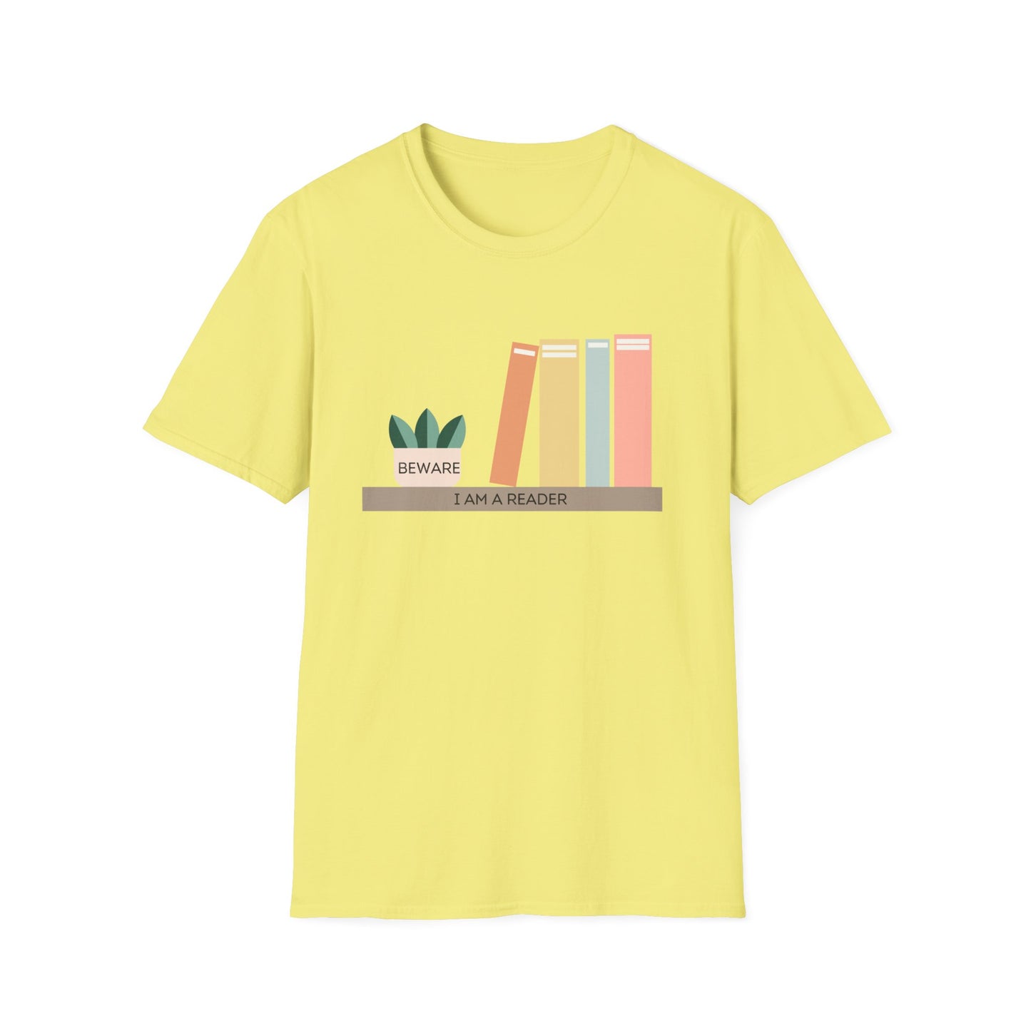 Beware I am a reader Unisex Softstyle T-Shirt