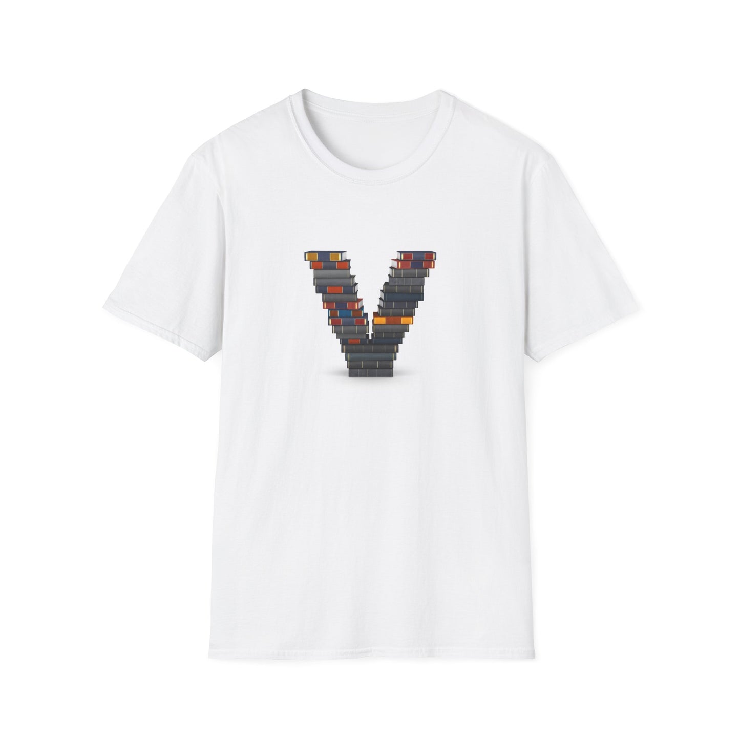 V is for voting  Unisex Softstyle T-Shirt