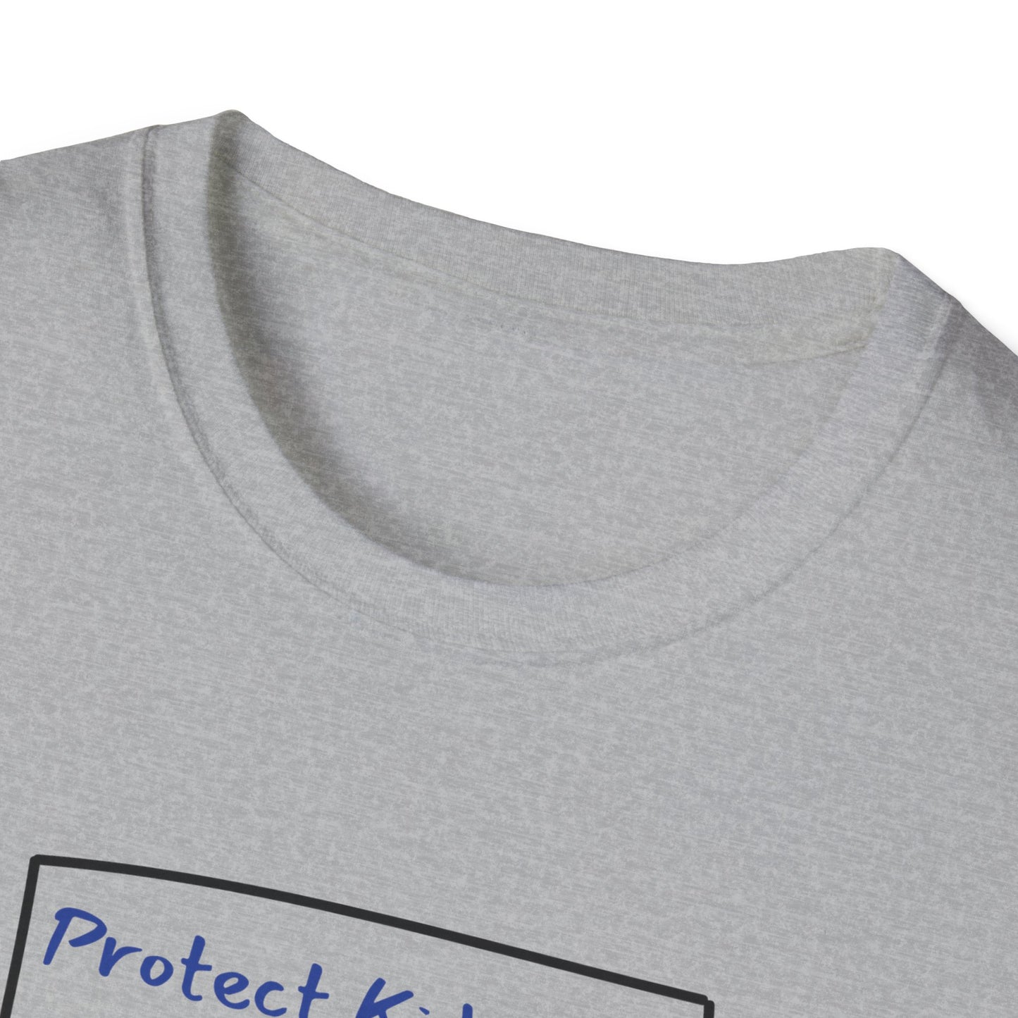 Protect Kids Not Guns Stick figure Unisex Softstyle T-Shirt